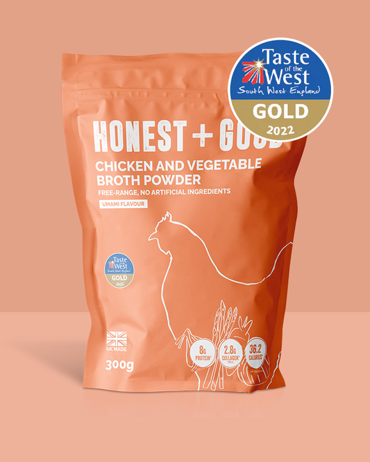 Chicken + Vegetable Bone Broth Powder- Award Winning