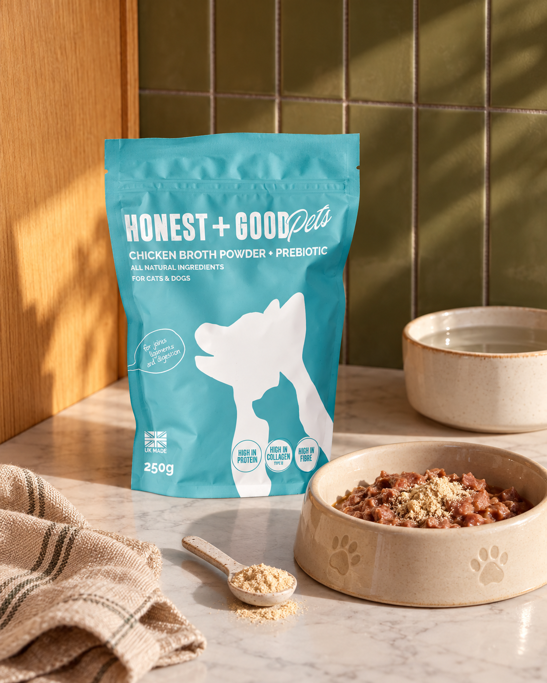 Pets Chicken Broth Powder + Pre-Biotic