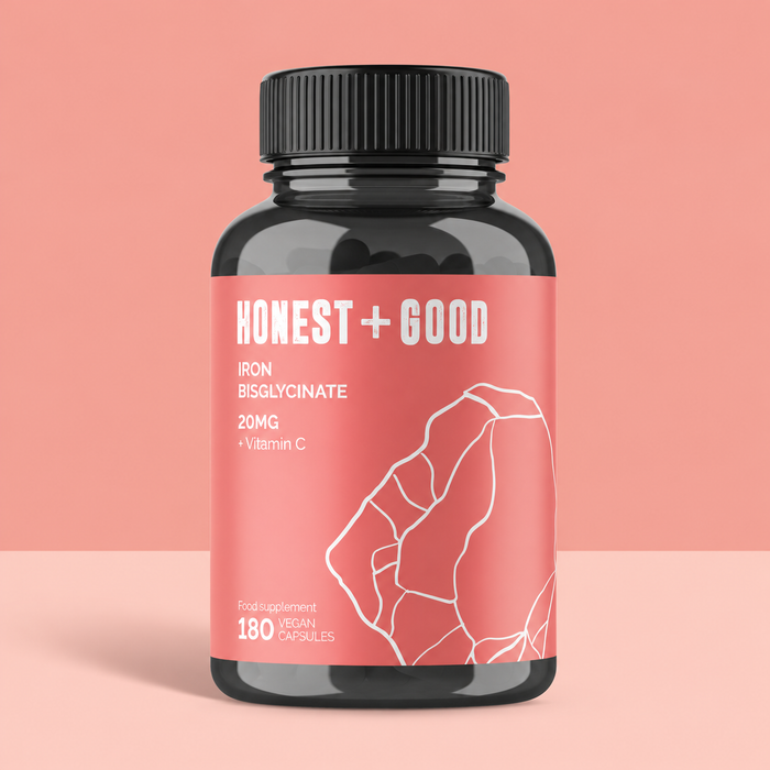 Iron Bisglycinate + Vit C (180 Capsules)