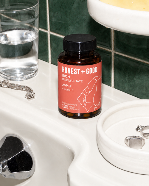 Iron Bisglycinate + Vit C (180 Capsules)